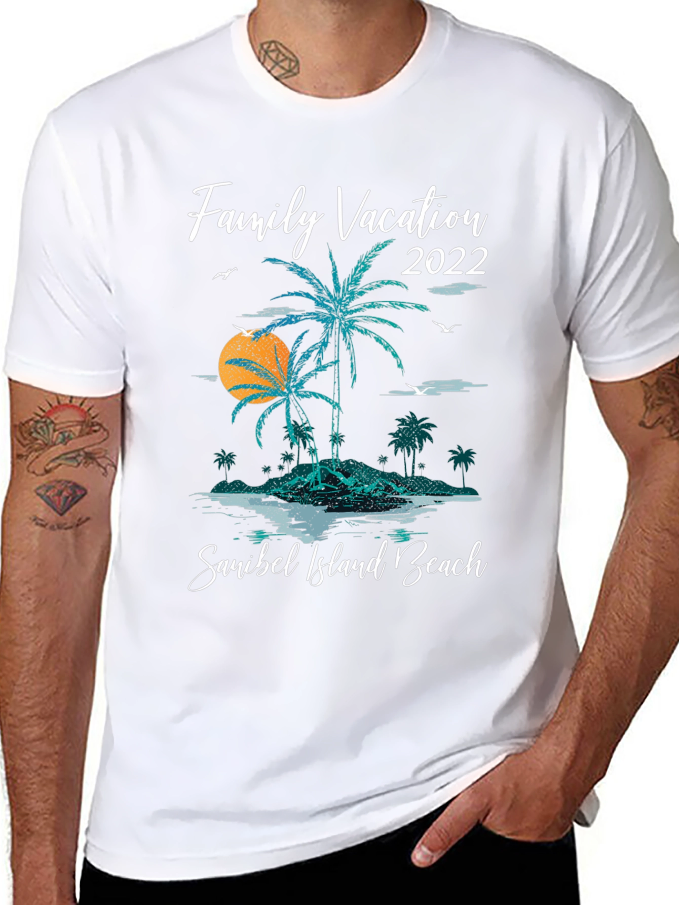 Sanibel Island Beach Family Vacation T-Shirt