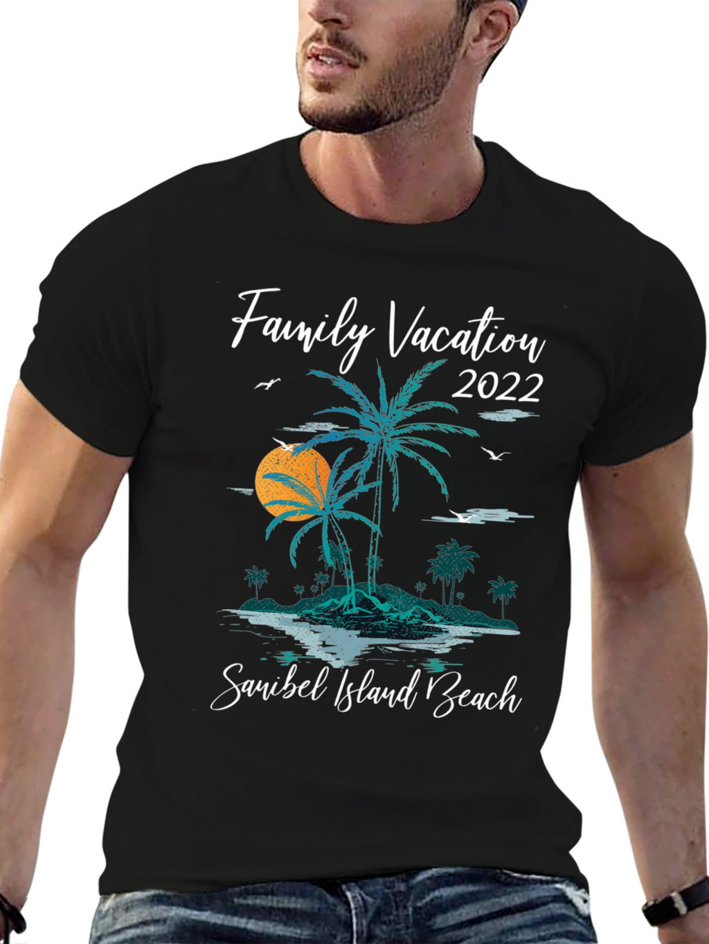 Sanibel Island Beach Family Vacation T-Shirt