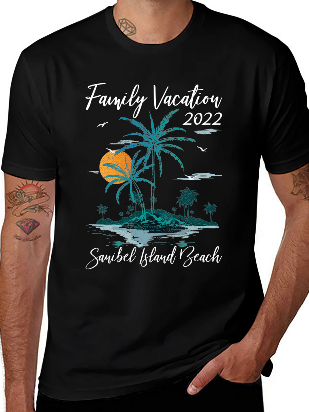 Sanibel Island Beach Family Vacation T-Shirt