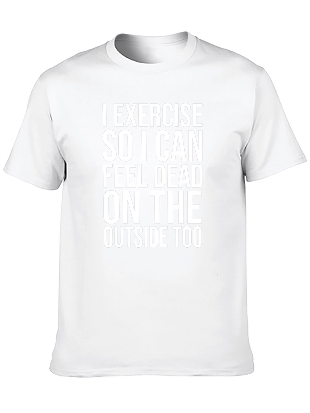 Exercise Funny Black T-Shirt
