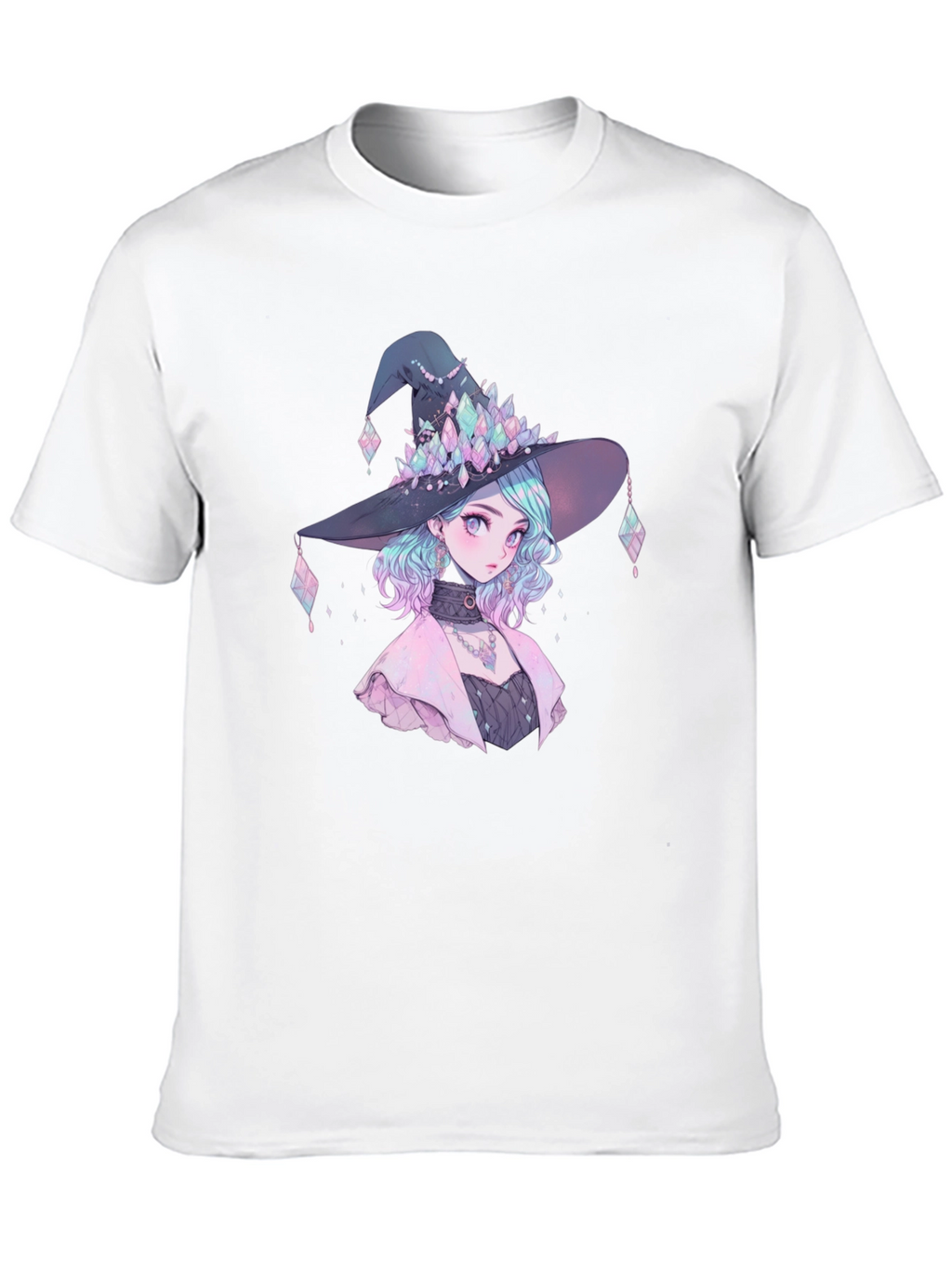 Anime Witch Graphic Tee - Stylish Unisex T-Shirt