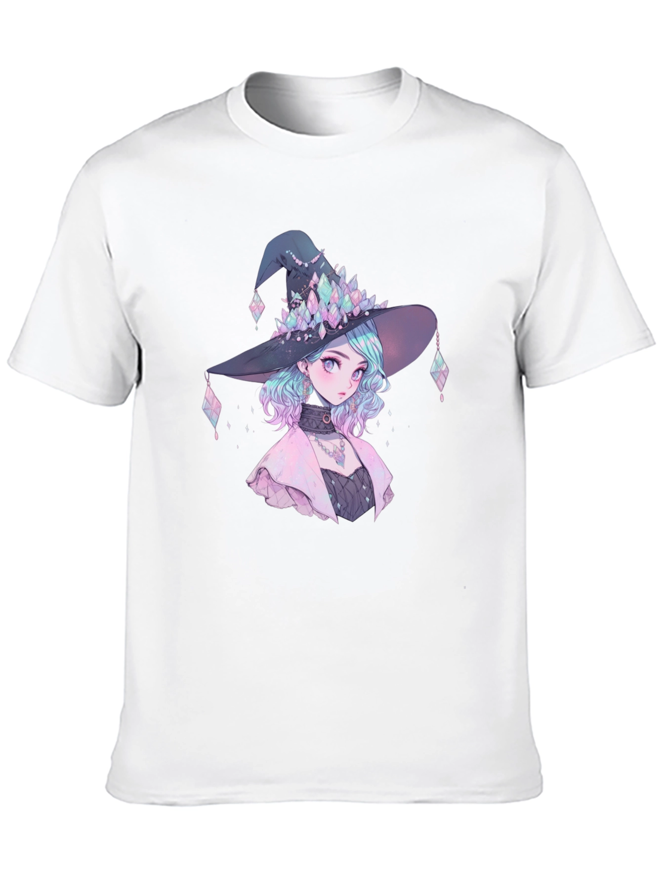 Anime Witch Graphic Tee - Stylish Unisex T-Shirt