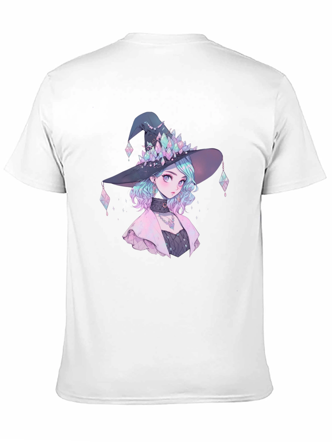 Anime Witch Graphic Tee - Stylish Unisex T-Shirt