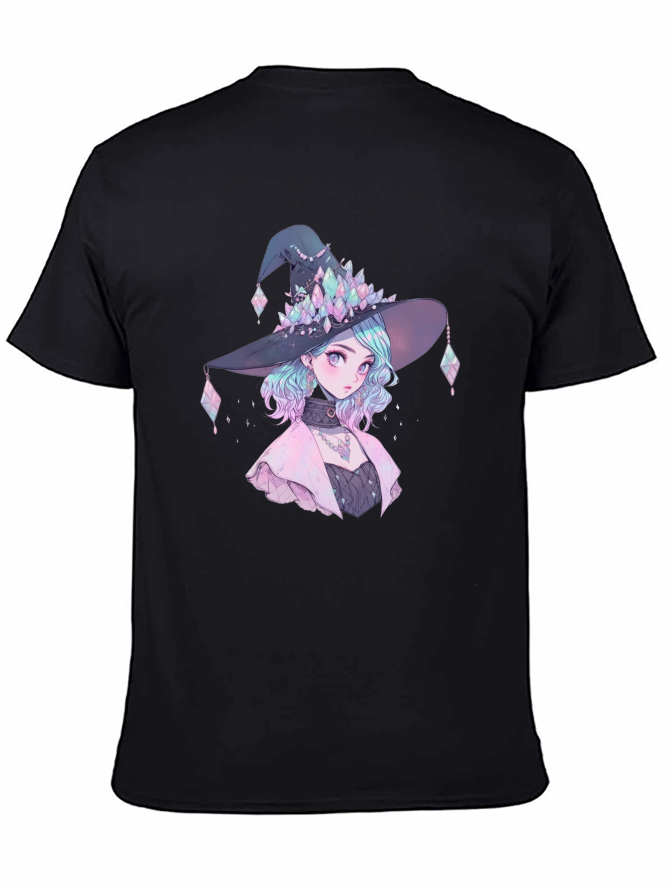 Anime Witch Graphic Tee - Stylish Unisex T-Shirt