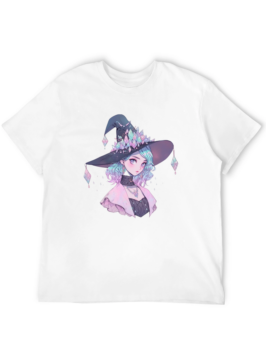 Anime Witch Graphic Tee - Stylish Unisex T-Shirt