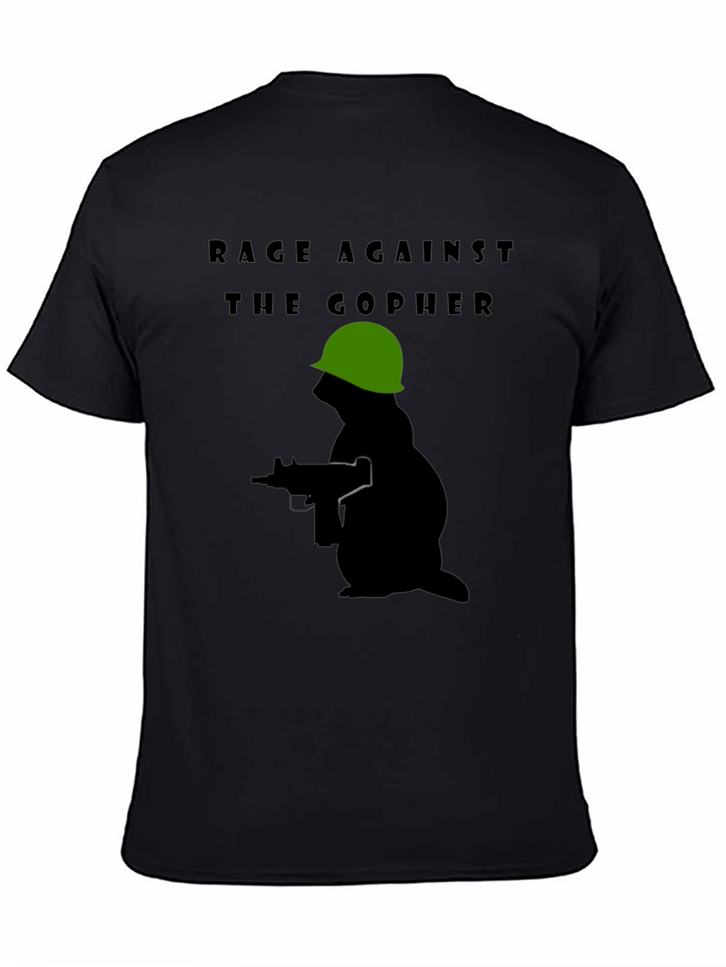 Rage Against The Gopher T-Shirt - Military Design
