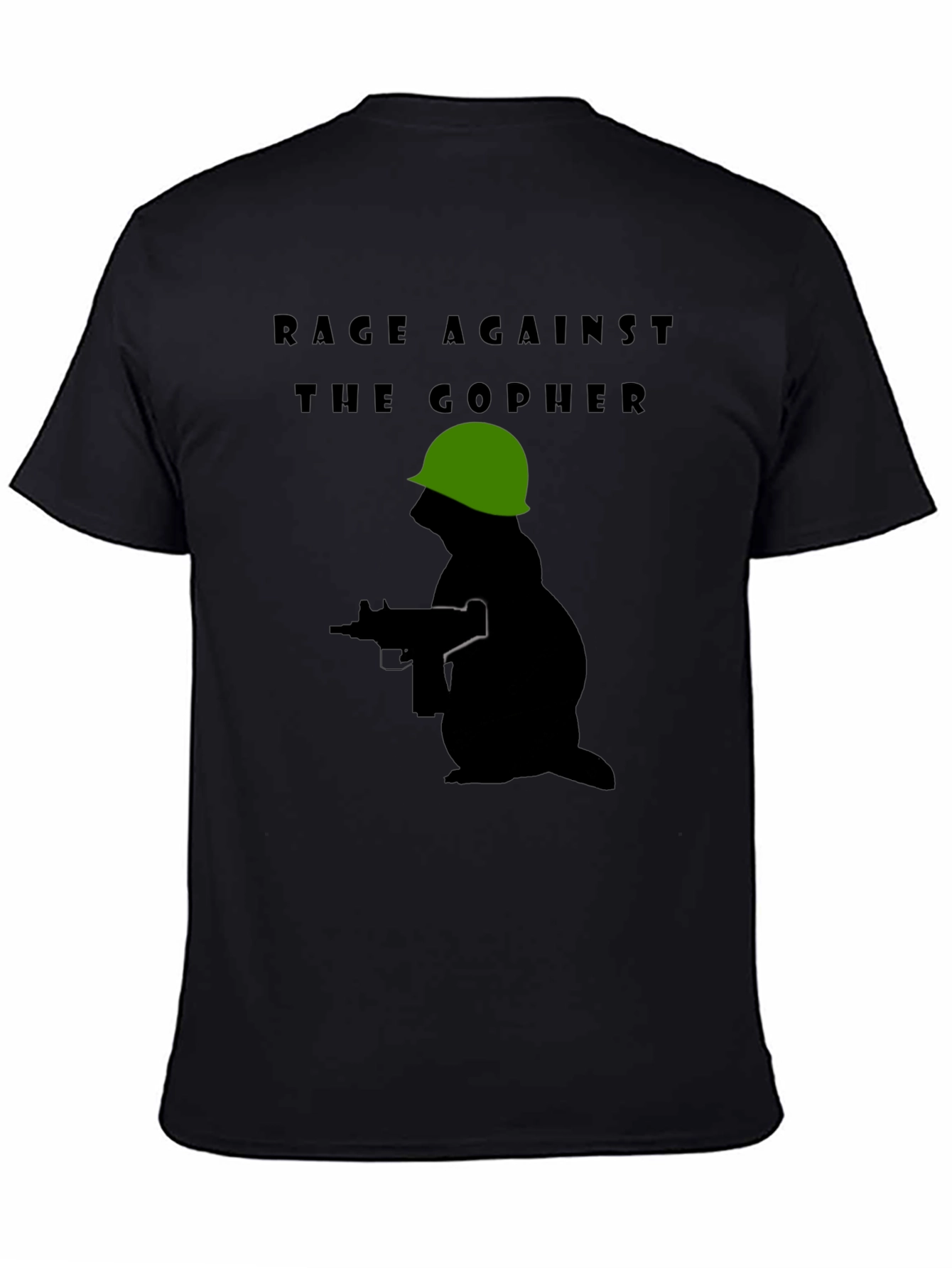 Rage Against The Gopher T-Shirt - Military Design