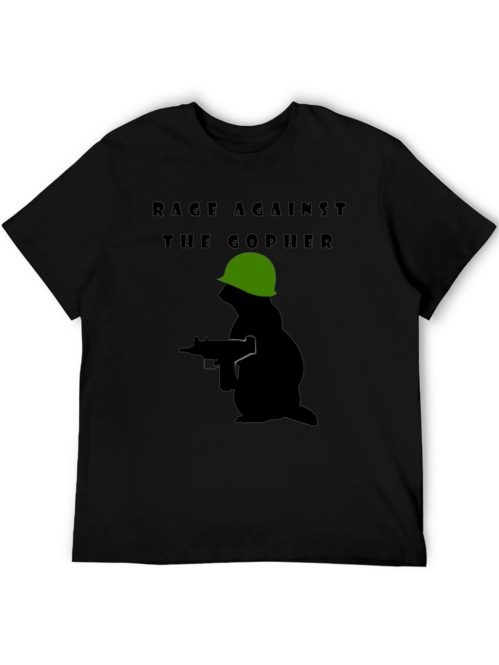 Rage Against The Gopher T-Shirt - Military Design
