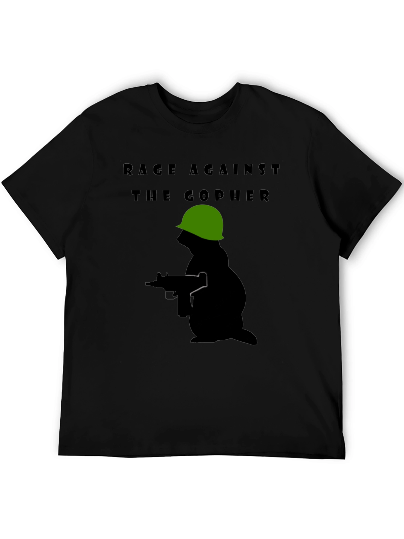Rage Against The Gopher T-Shirt - Military Design