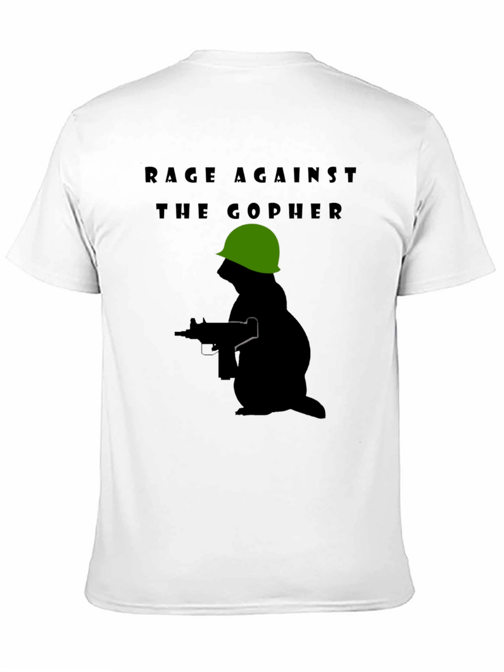 Rage Against The Gopher T-Shirt - Military Design