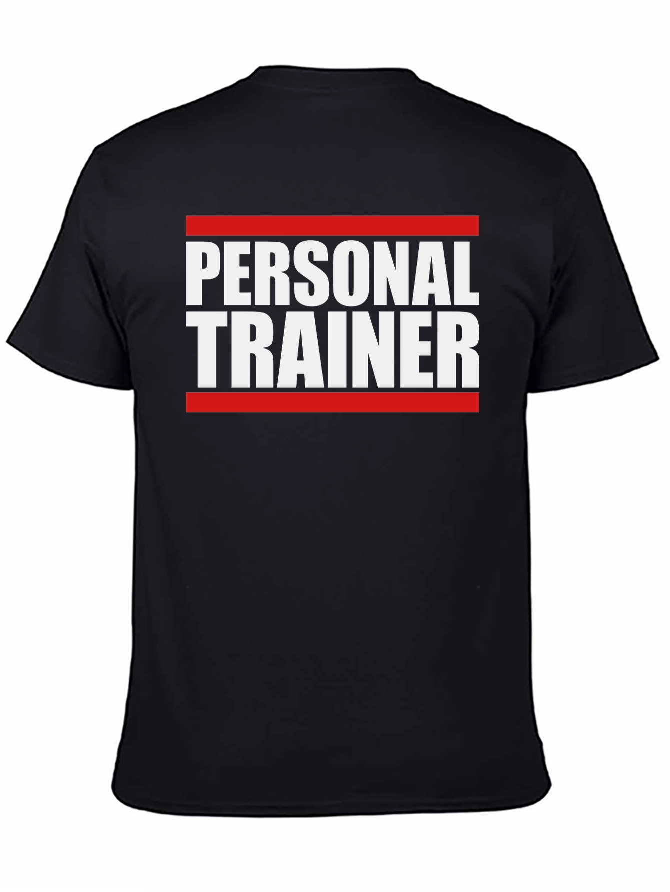 Personal Trainer T-Shirt - Black Gym Fitness Tee