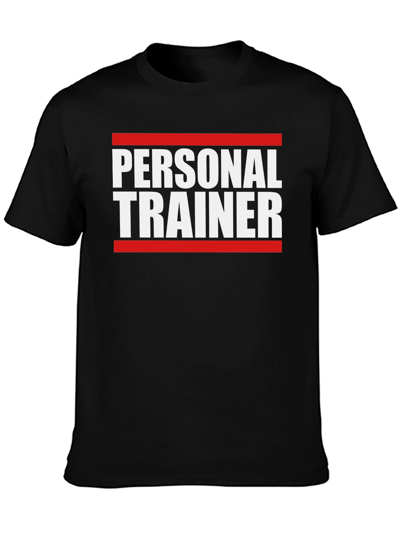 Personal Trainer T-Shirt - Black Gym Fitness Tee