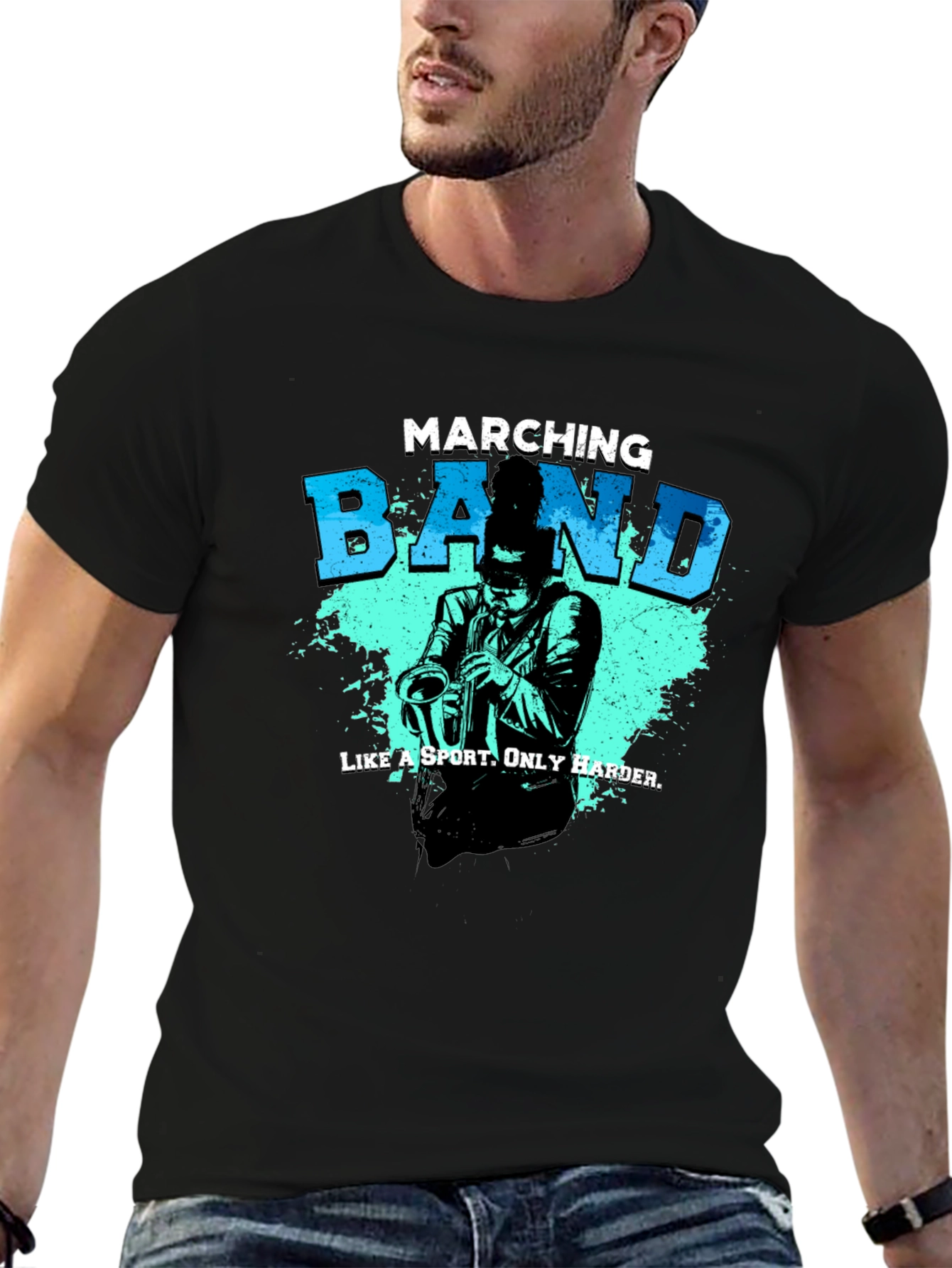Marching Band T-Shirt - Music Design