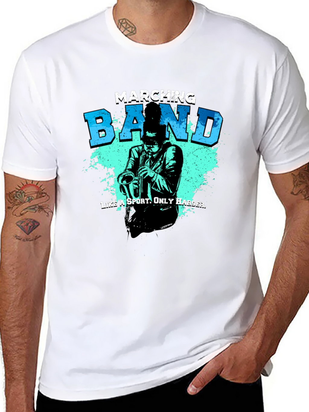 Marching Band T-Shirt - Music Design