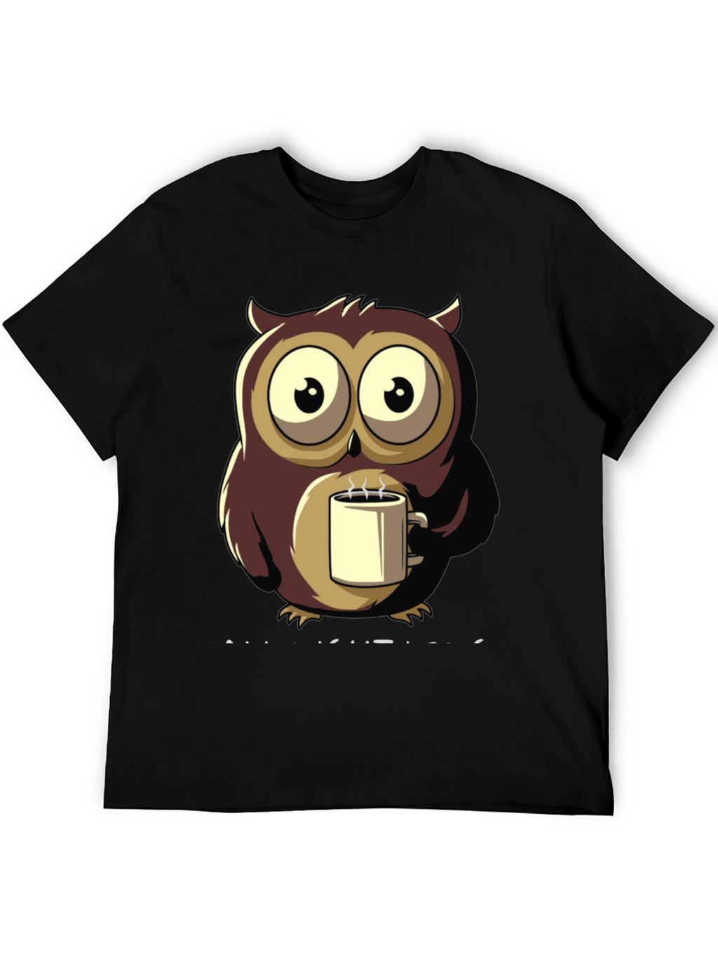 Owl Coffee T-Shirt - Unique Design