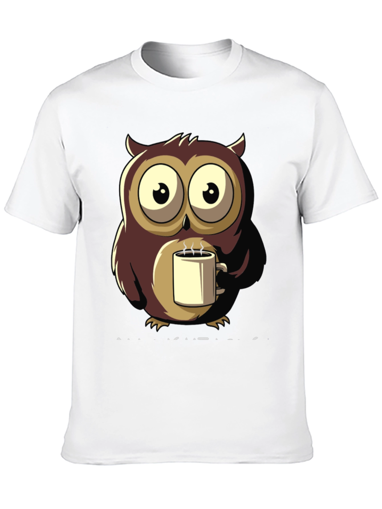 Owl Coffee T-Shirt - Unique Design