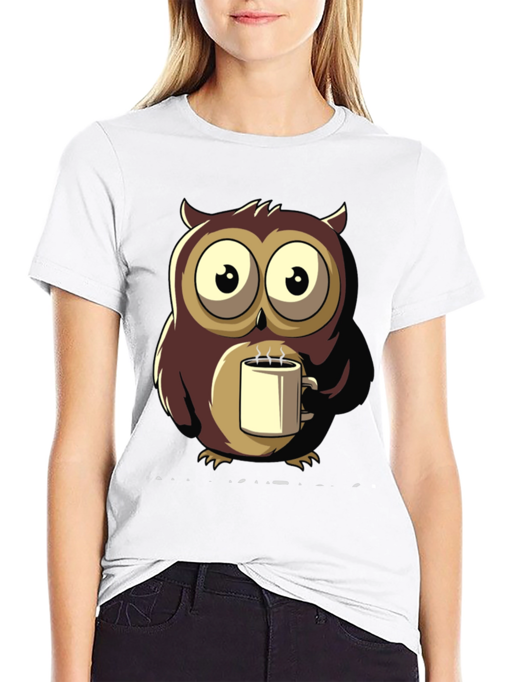 Owl Coffee T-Shirt - Unique Design
