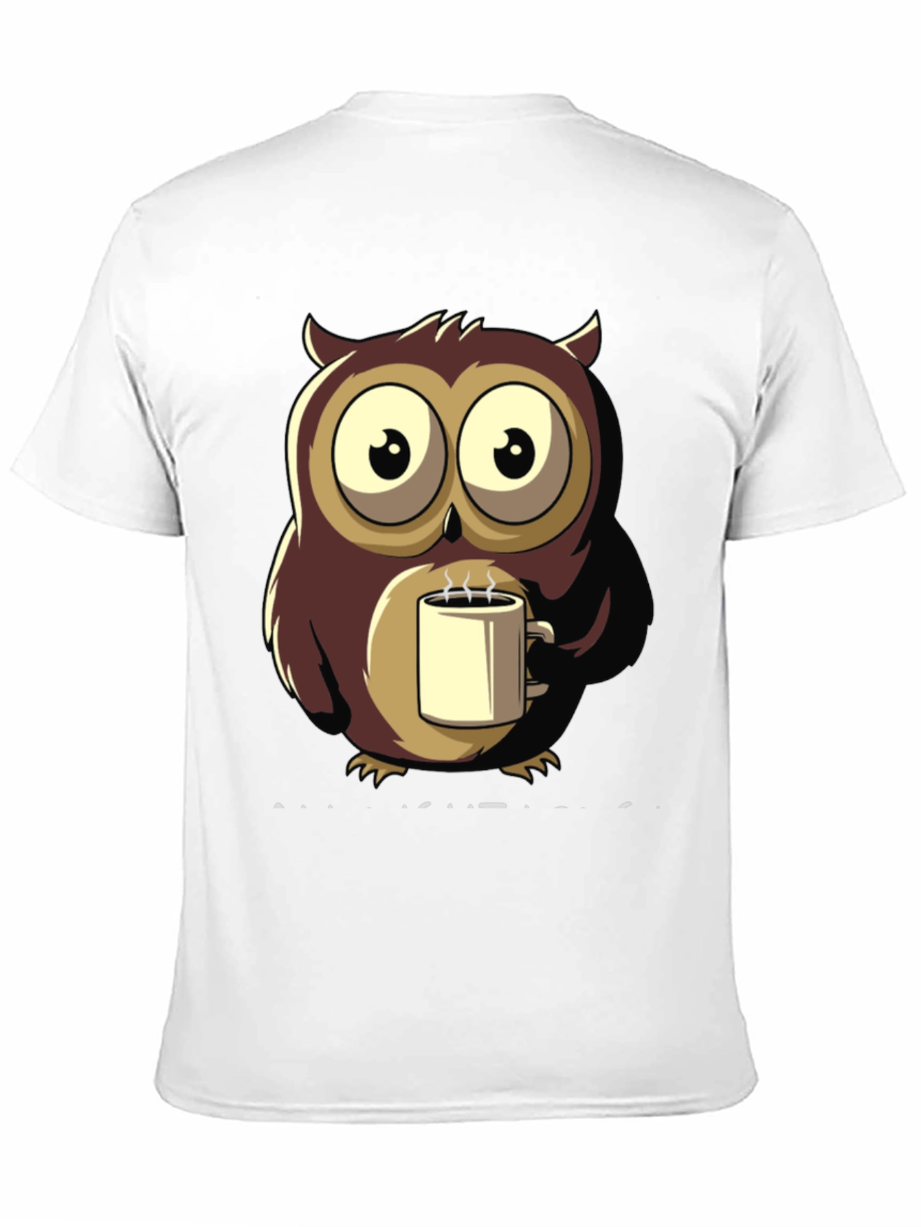 Owl Coffee T-Shirt - Unique Design