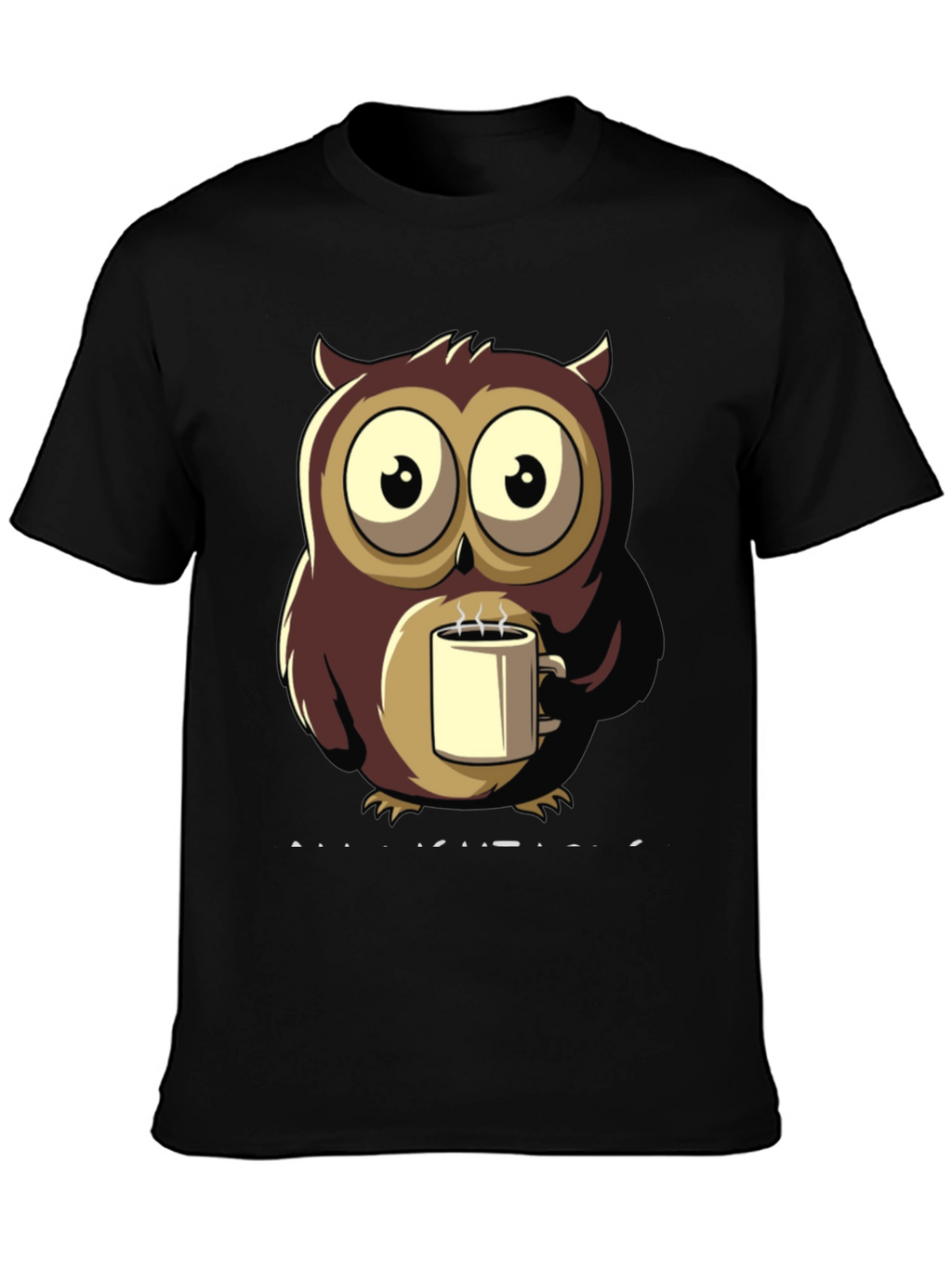 Owl Coffee T-Shirt - Unique Design