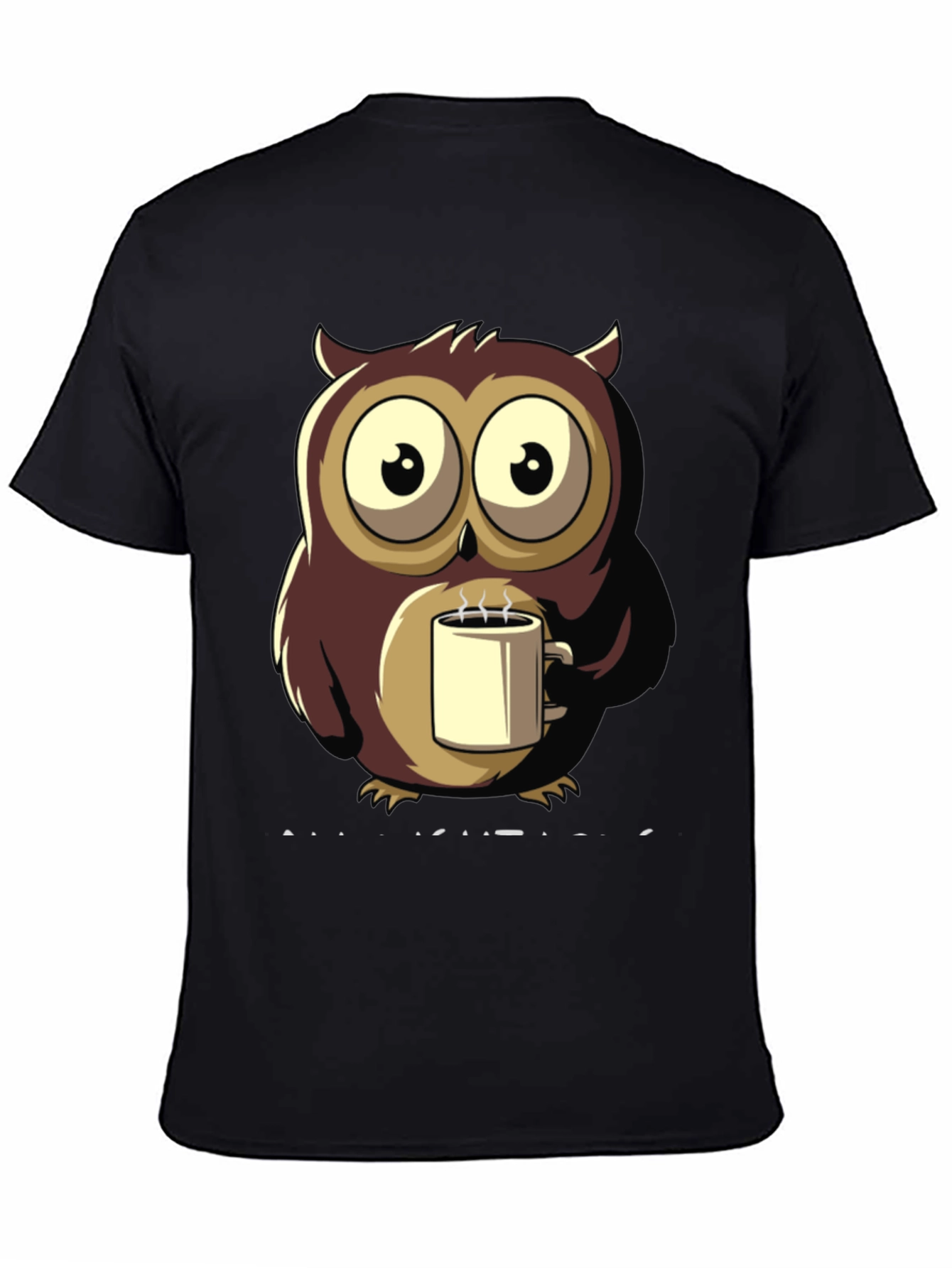 Owl Coffee T-Shirt - Unique Design