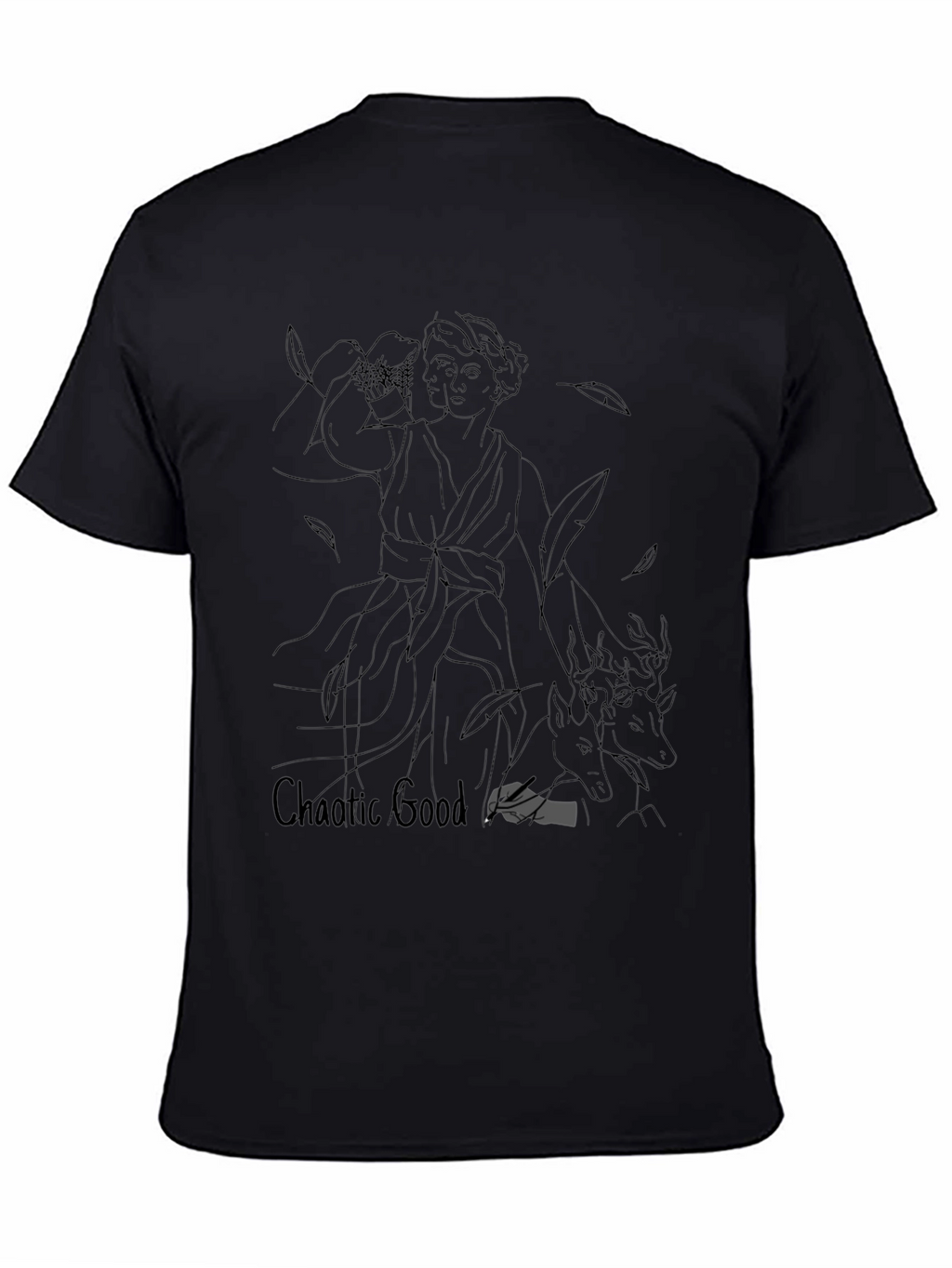 Chaotic Good Graphic Tee - Black Unisex T-Shirt