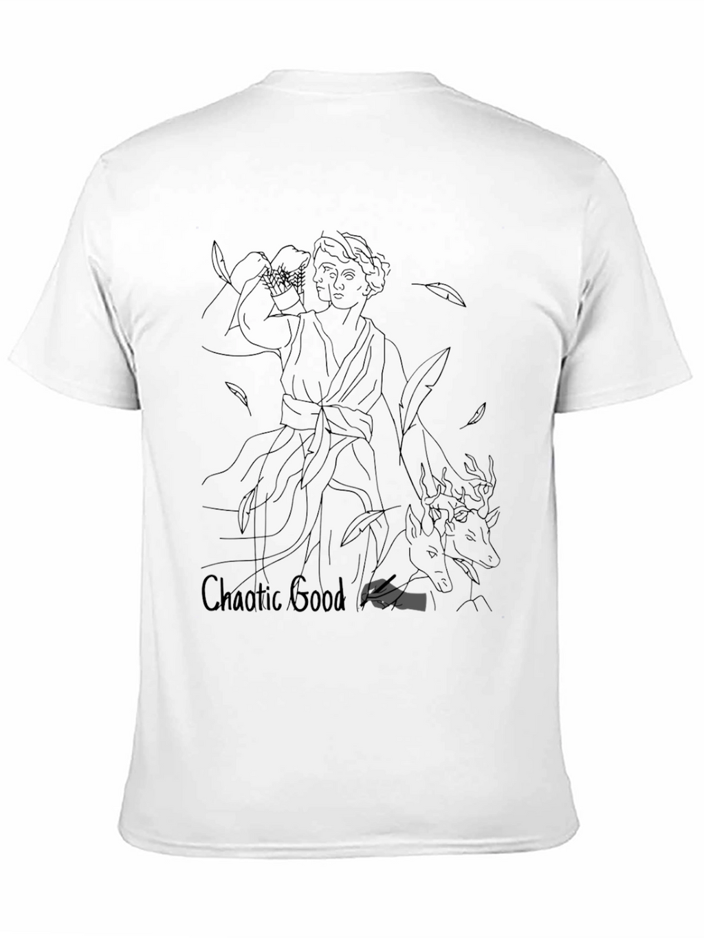Chaotic Good Graphic Tee - Black Unisex T-Shirt