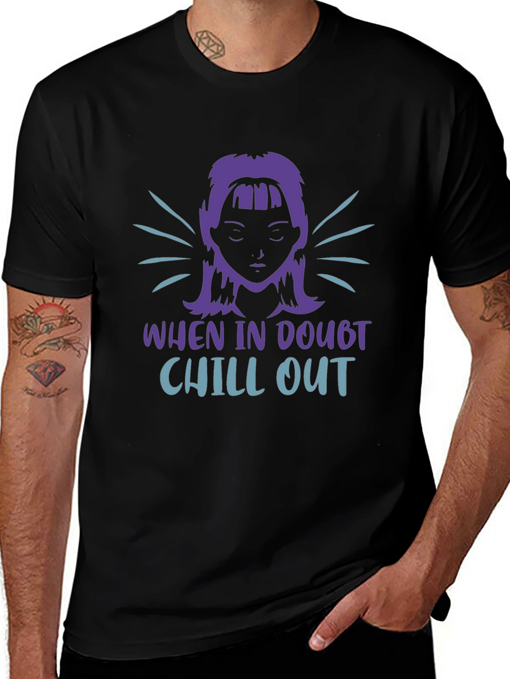 Chill Out Graphic T-Shirt - Relaxed Fit