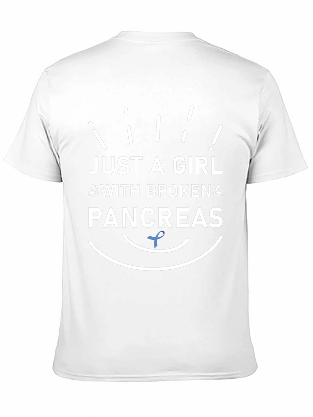 Just A Girl With Broken Pancreas Awareness T-Shirt