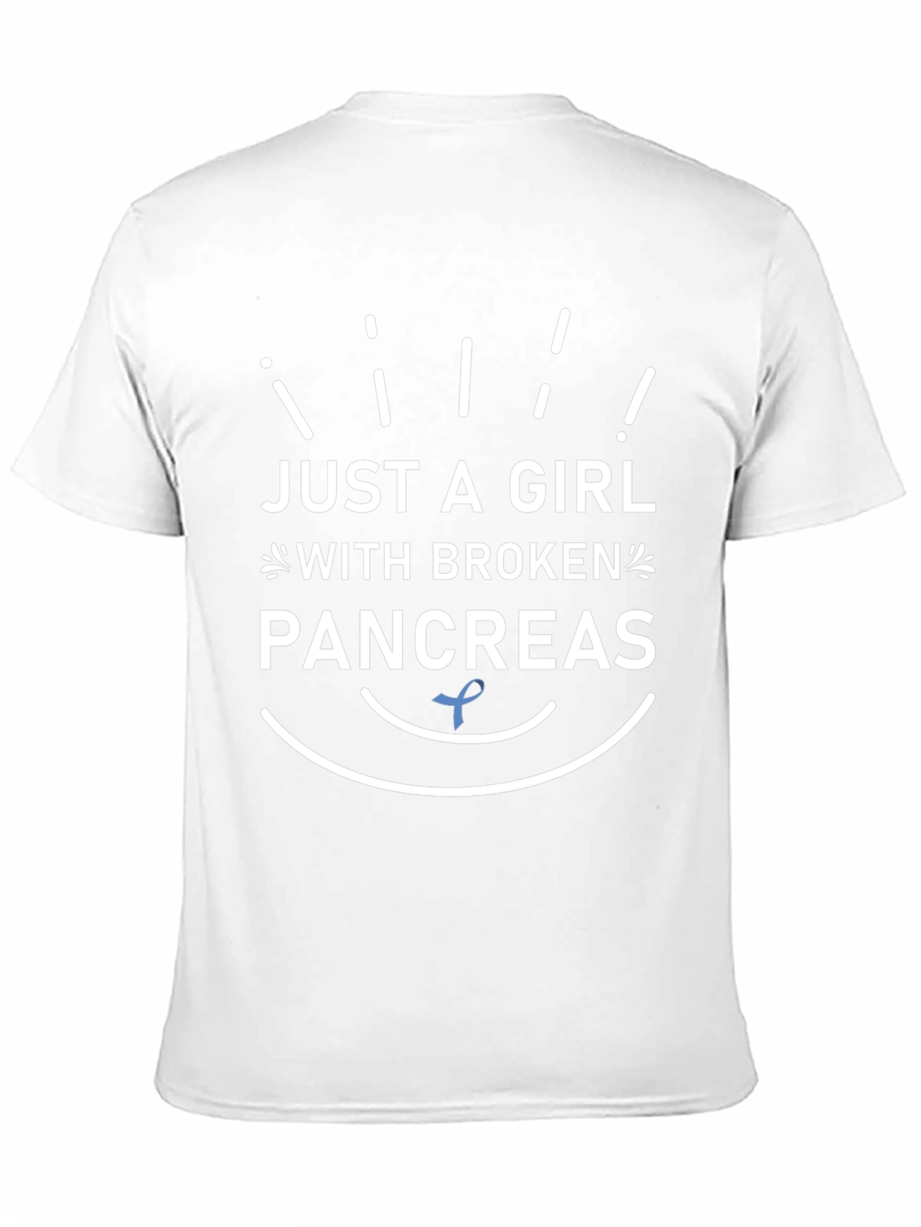 Just A Girl With Broken Pancreas Awareness T-Shirt