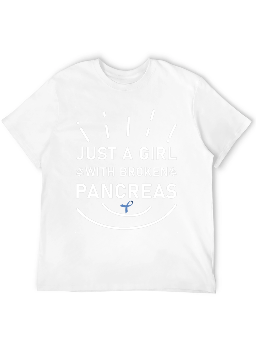 Just A Girl With Broken Pancreas Awareness T-Shirt
