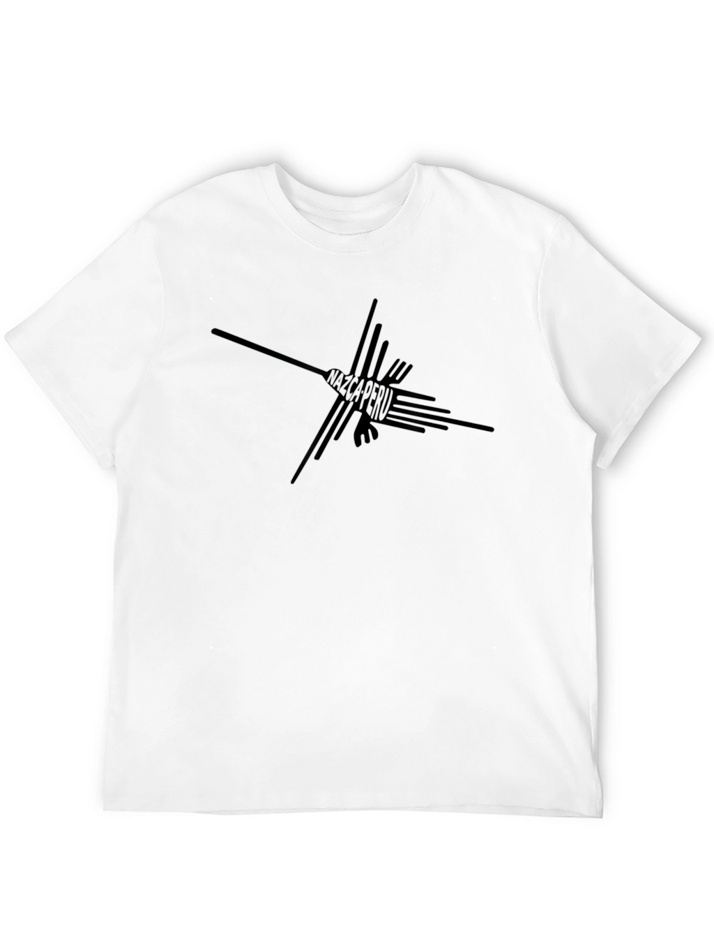 Nazca Lines Peru Graphic T-Shirt Black