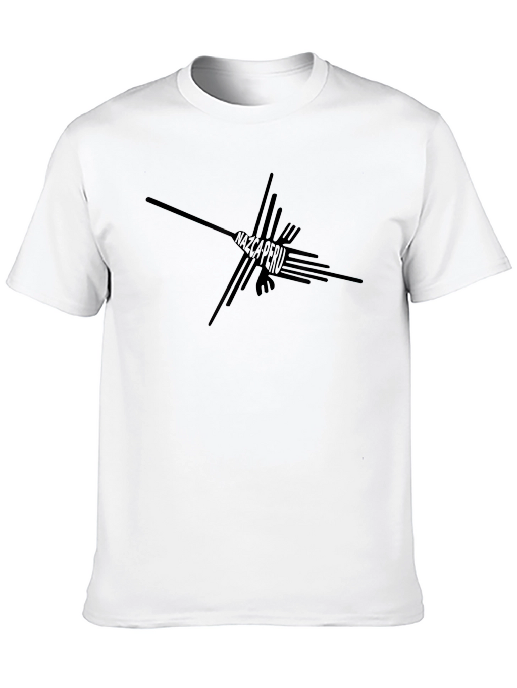 Nazca Lines Peru Graphic T-Shirt Black