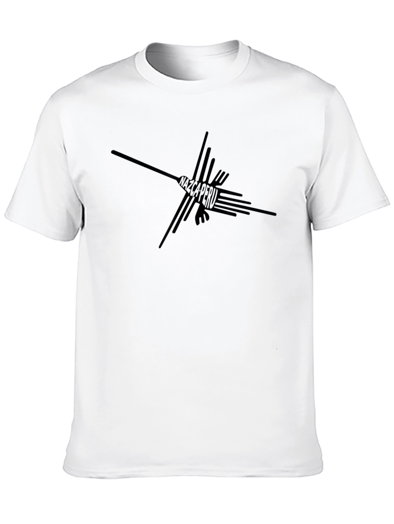 Nazca Lines Peru Graphic T-Shirt Black