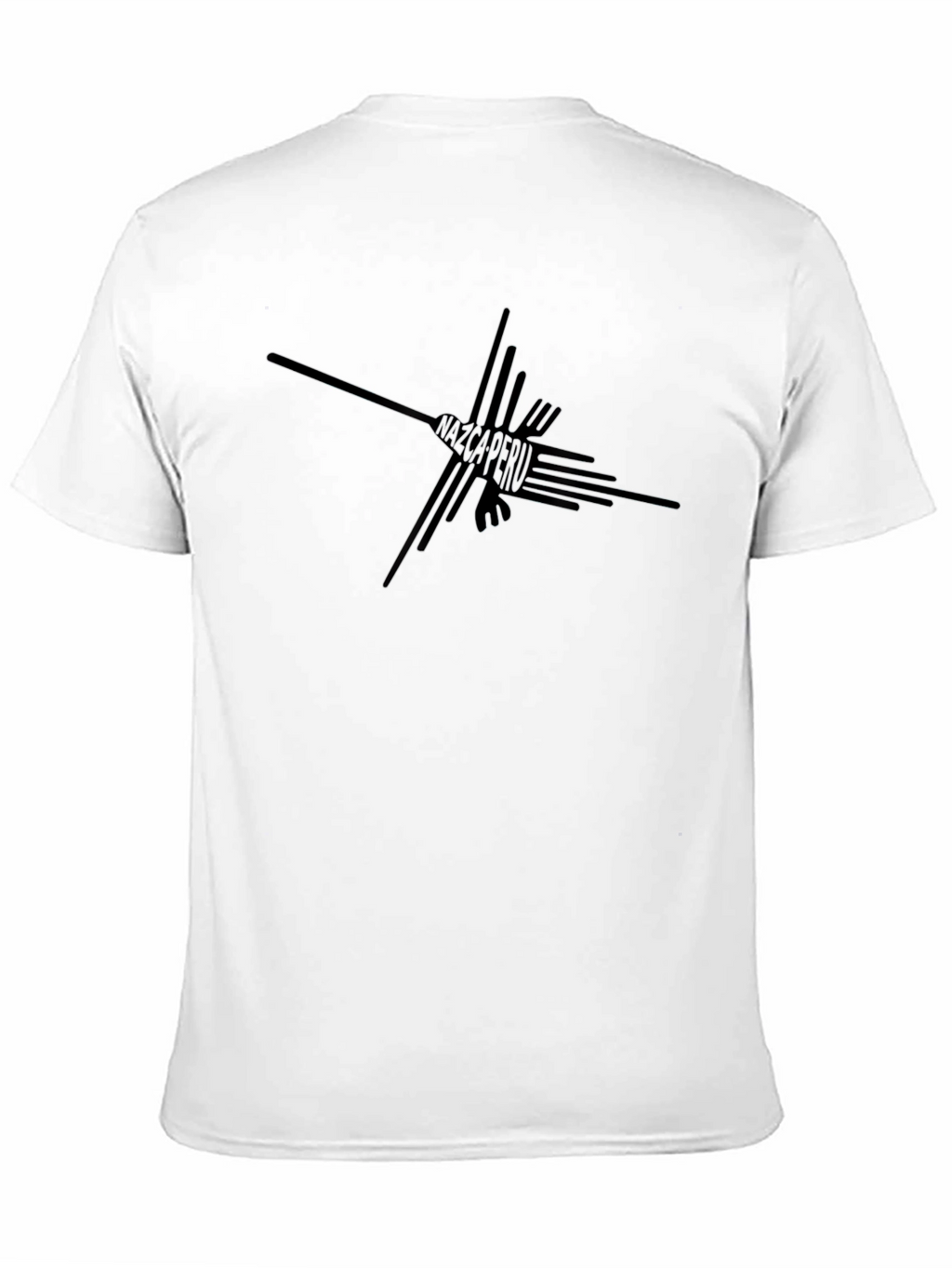 Nazca Lines Peru Graphic T-Shirt Black
