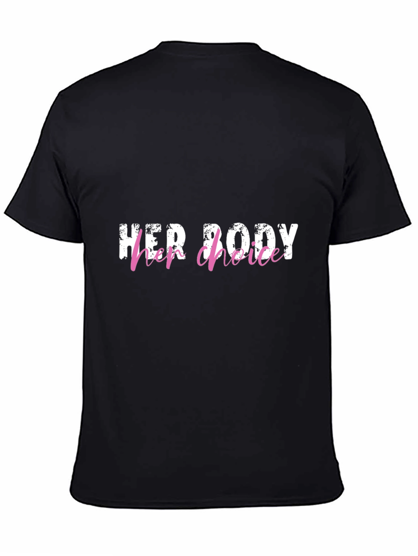Her Body Her Choice T-Shirt - Black