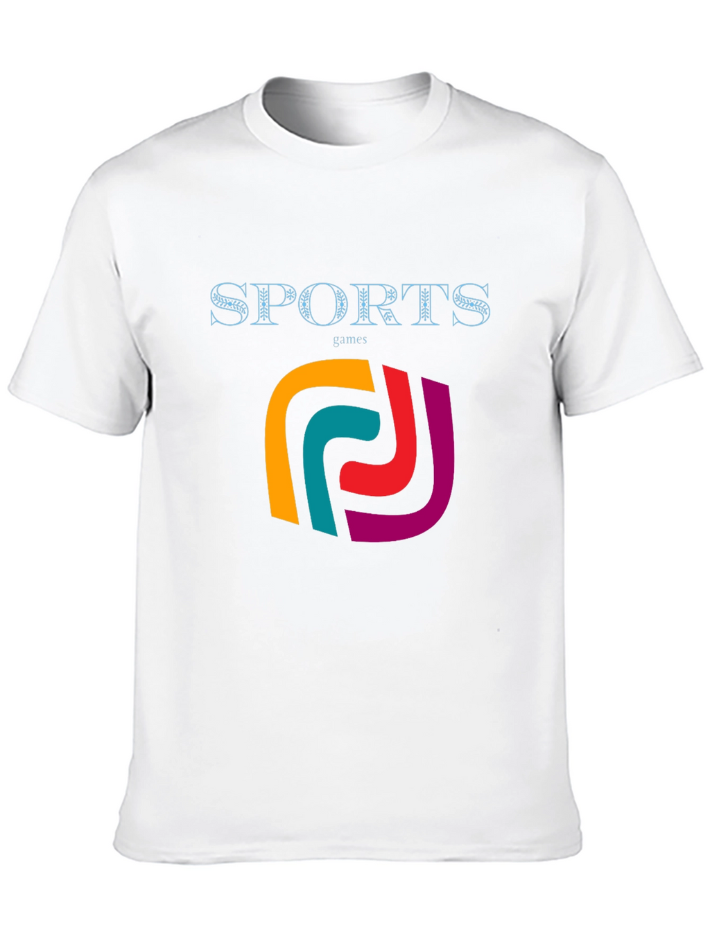 Stylish Mens Black Sports Games Graphic Tee