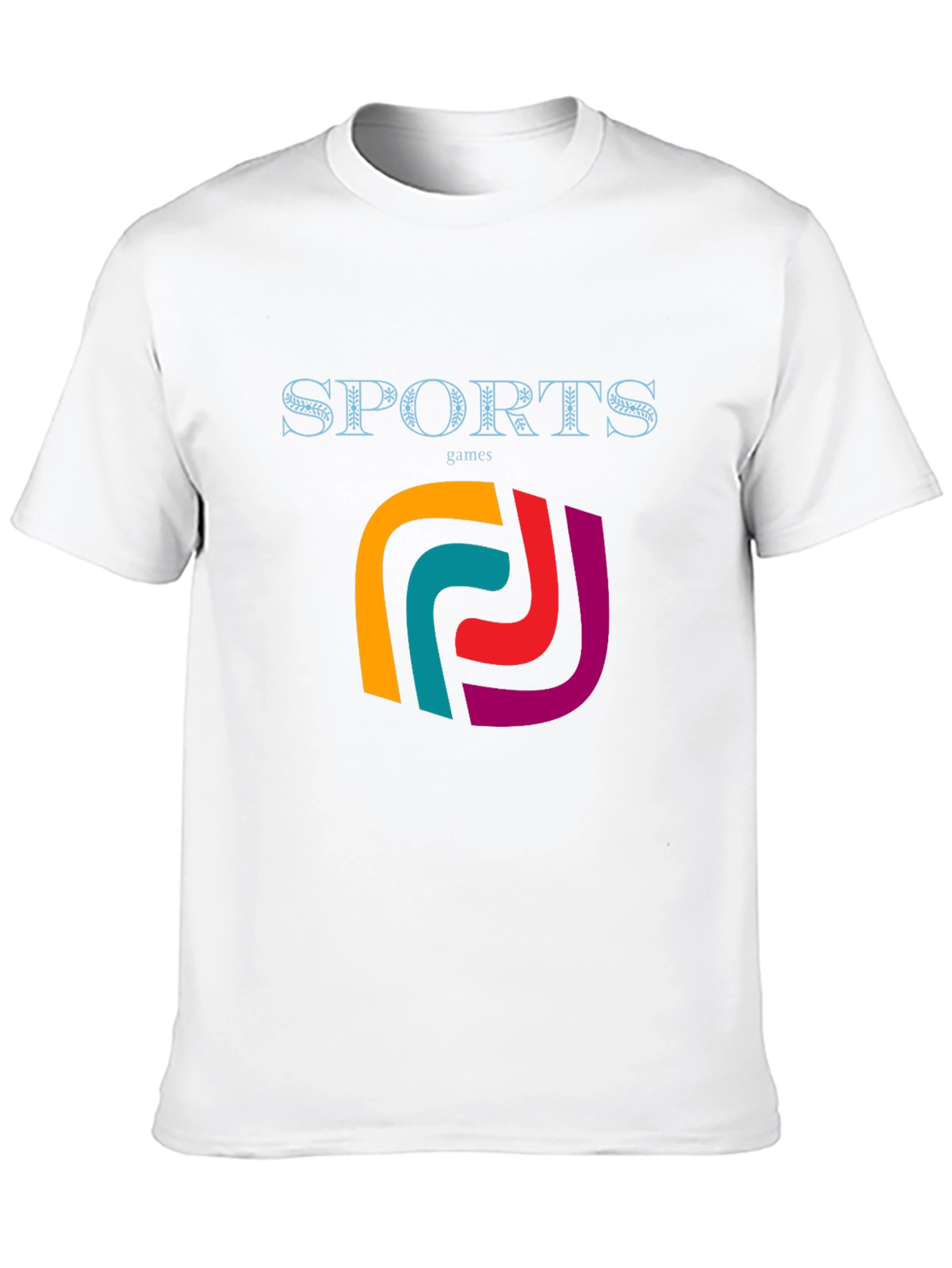 Stylish Mens Black Sports Games Graphic Tee