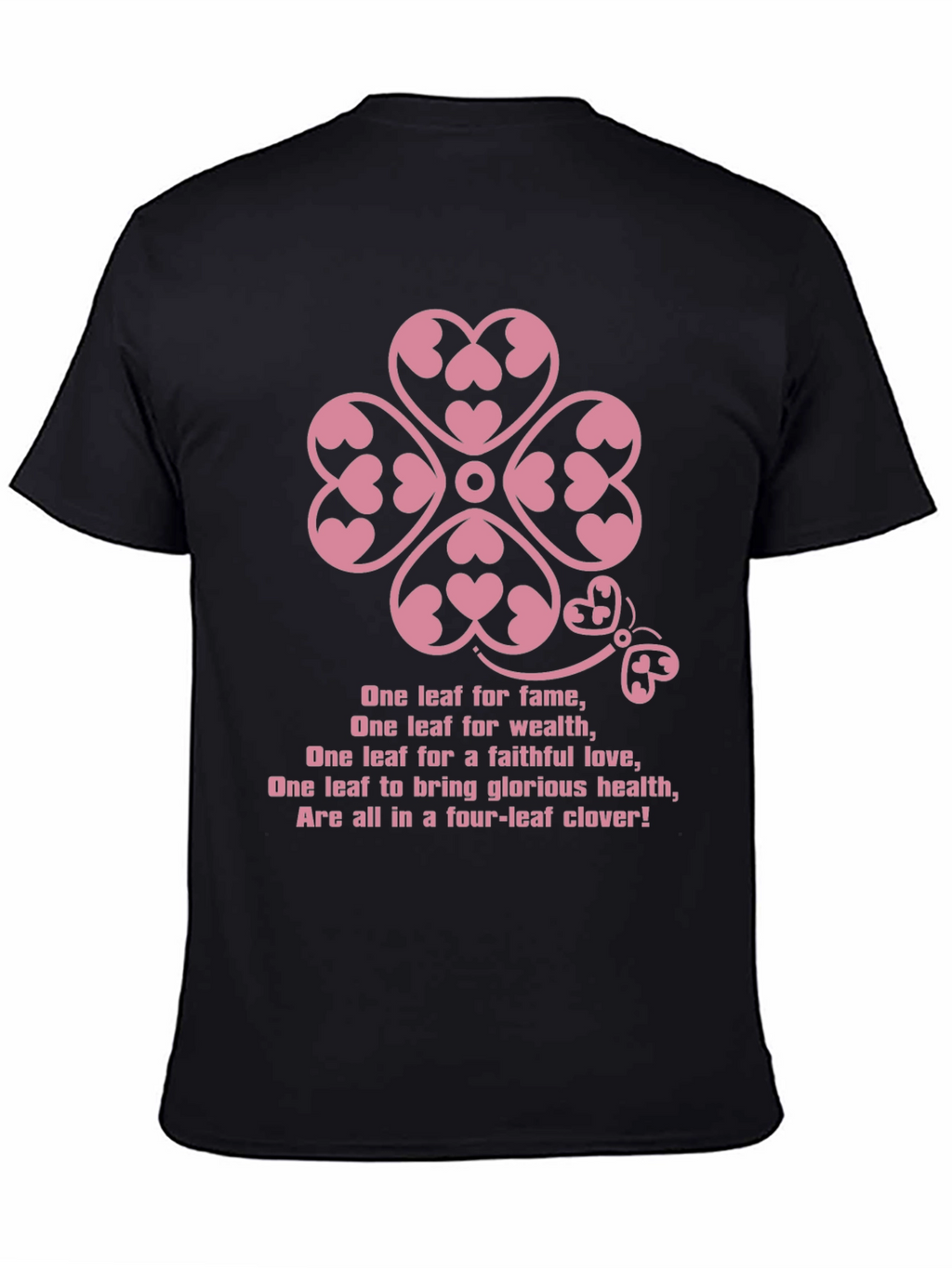 Lucky Clover Heart Tee - Four Leaf Clover T-Shirt