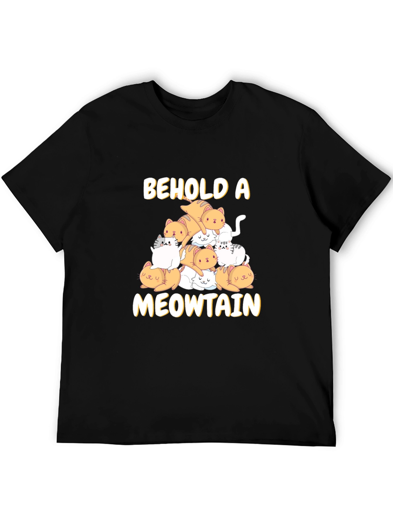 Meowtain Cat Graphic T-Shirt