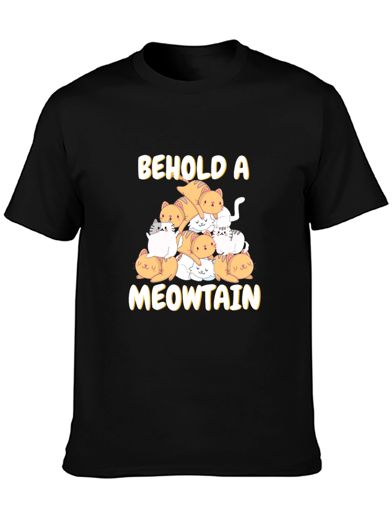 Meowtain Cat Graphic T-Shirt