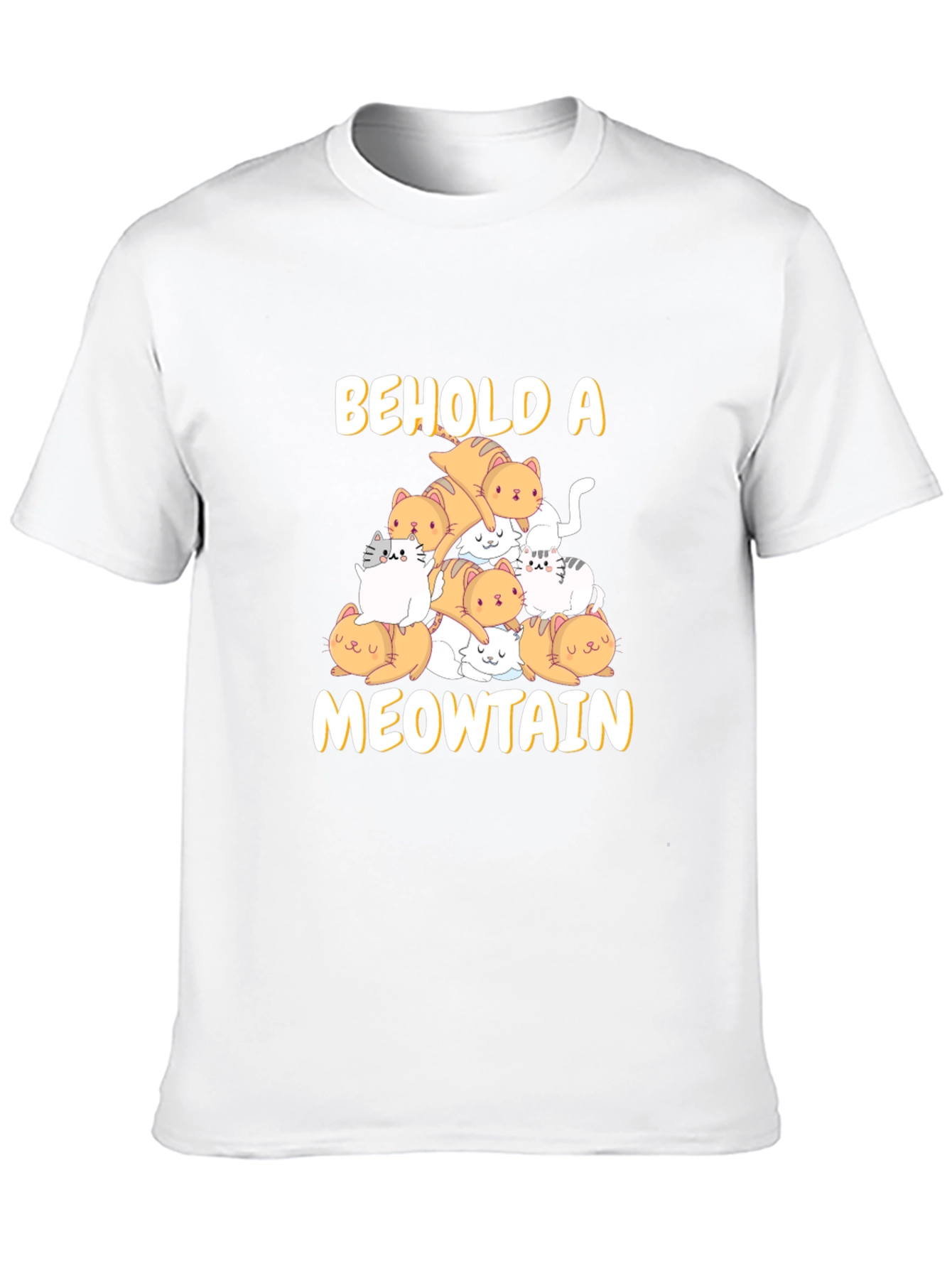 Meowtain Cat Graphic T-Shirt