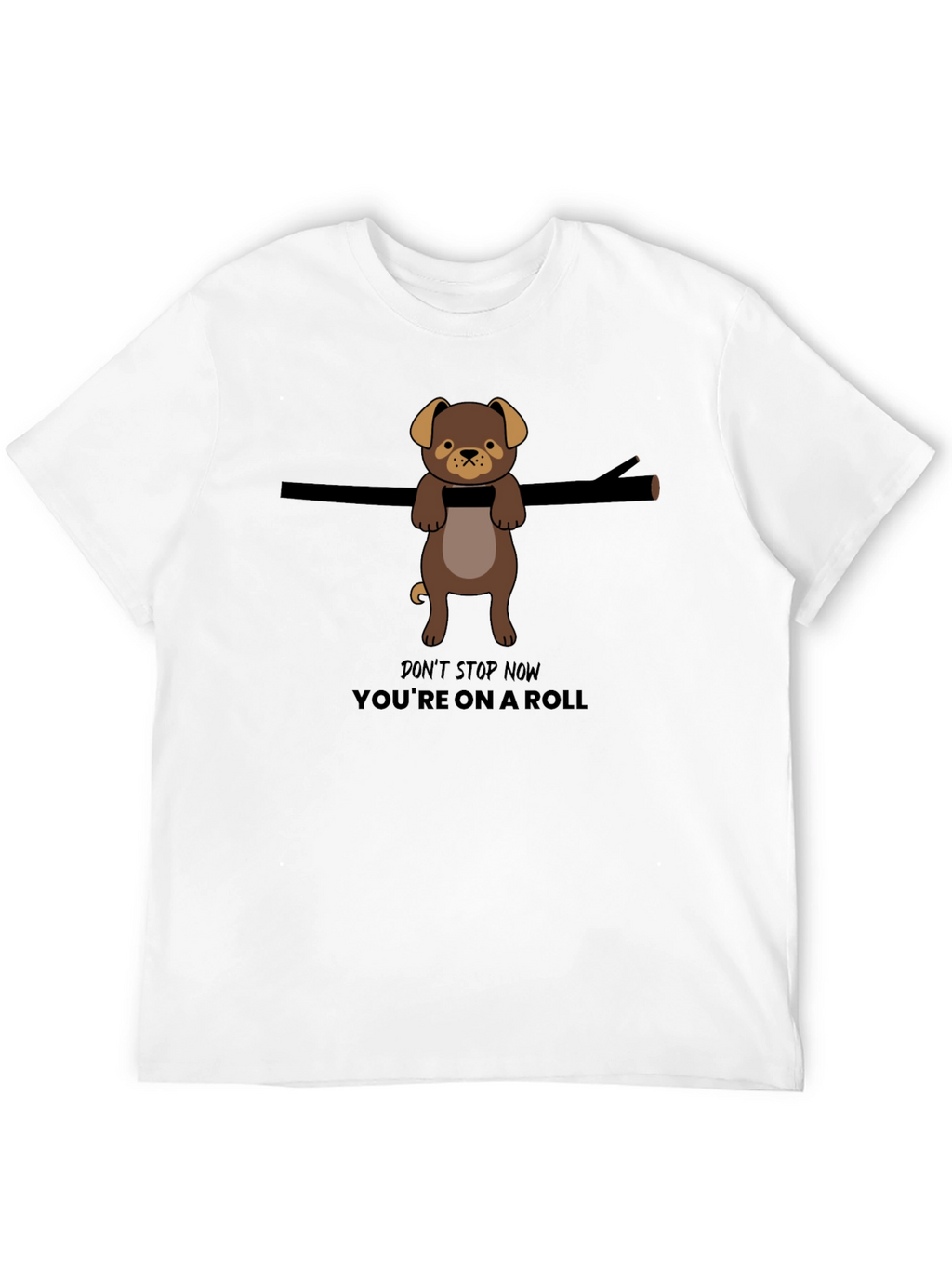 Cute Dog Roll Graphic Tee