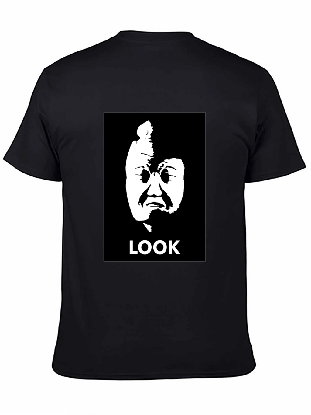 Look Meme Black Graphic Tee