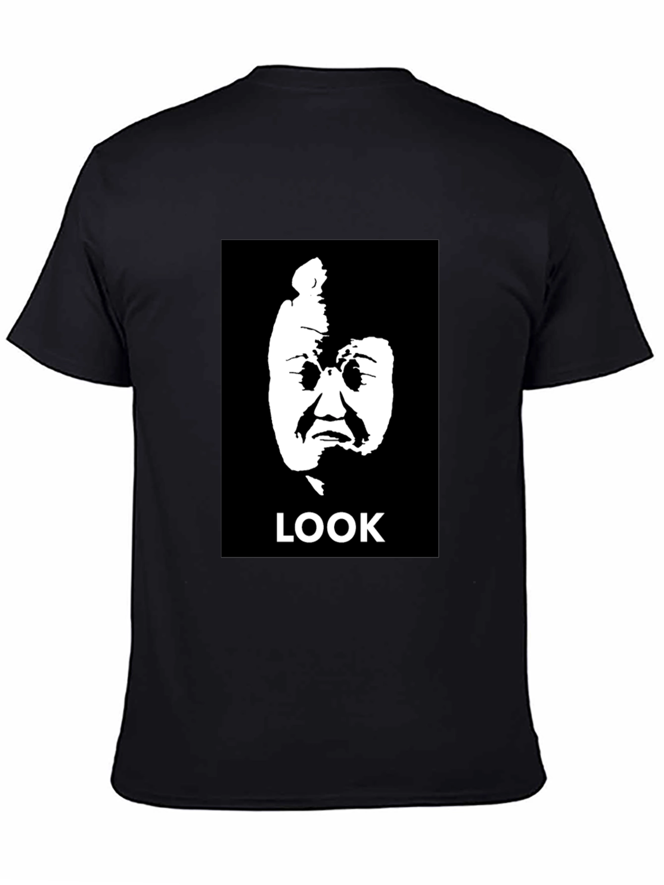 Look Meme Black Graphic Tee