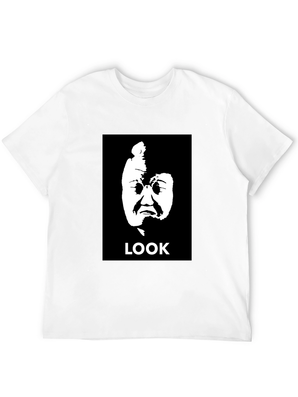 Look Meme Black Graphic Tee