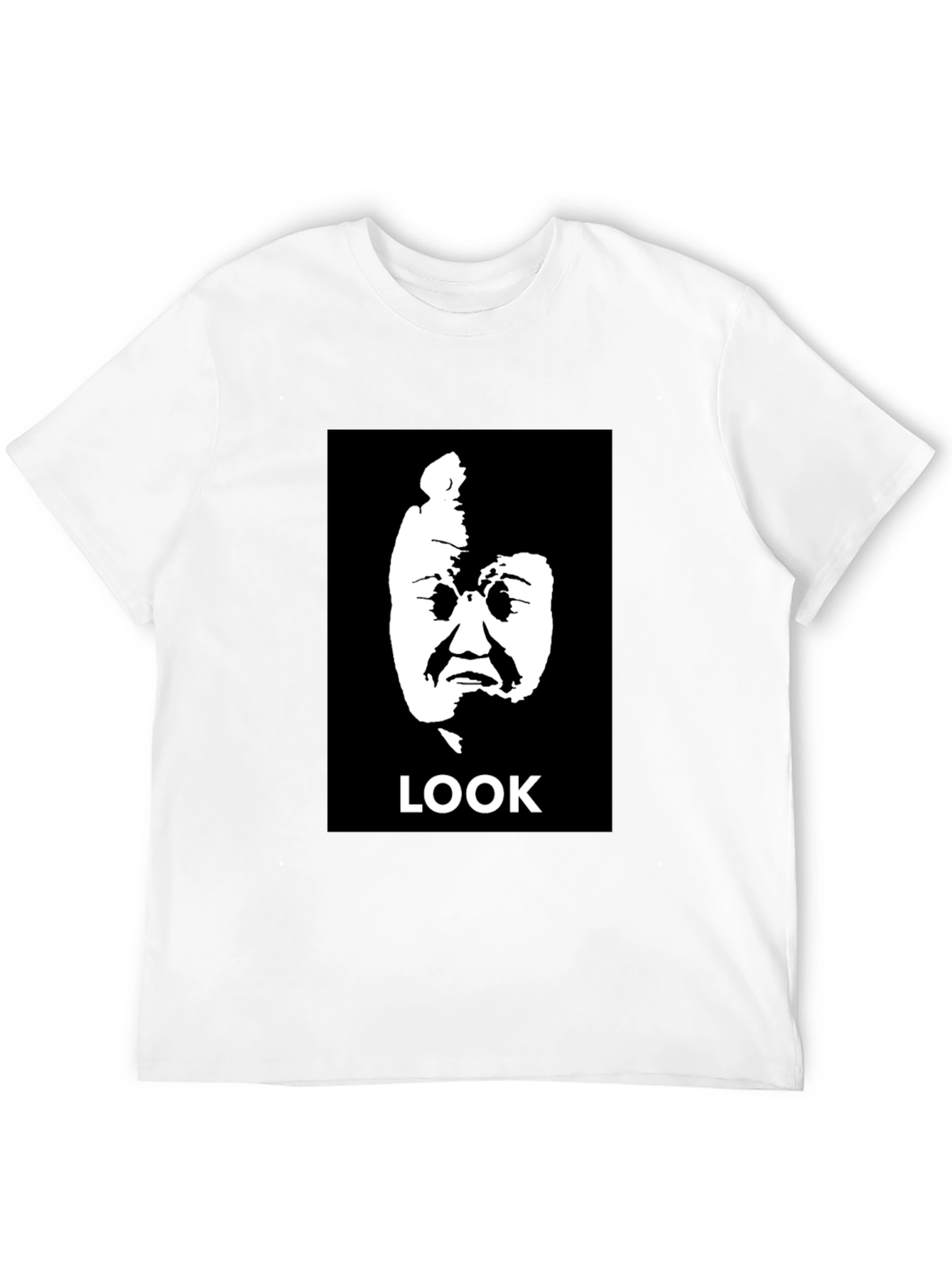 Look Meme Black Graphic Tee