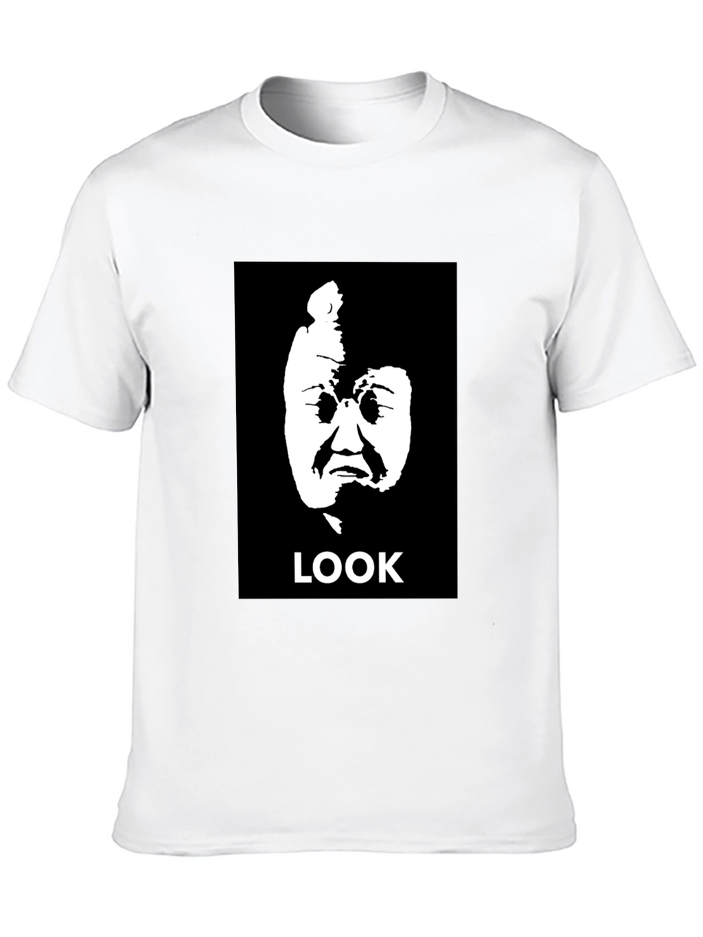 Look Meme Black Graphic Tee
