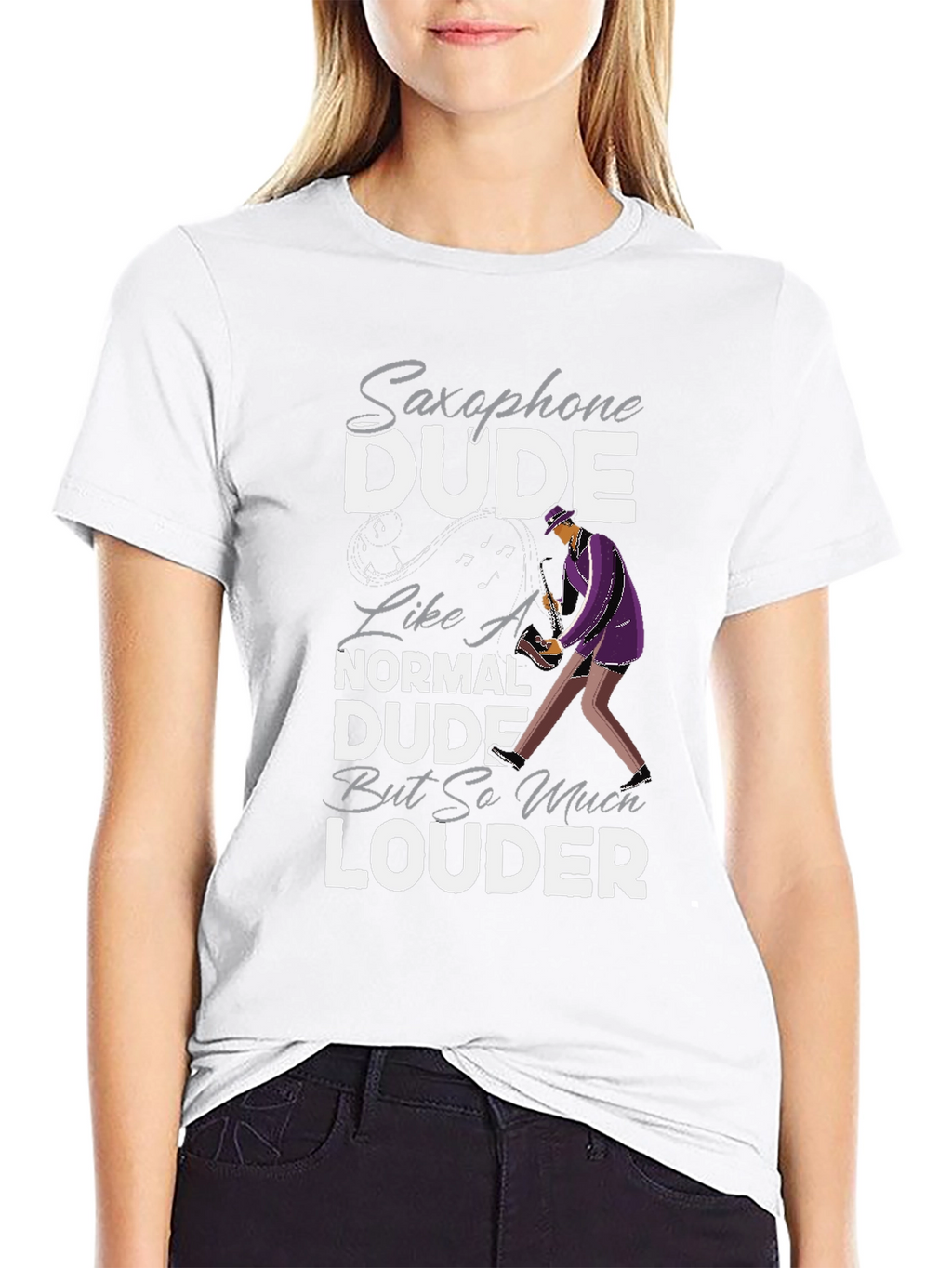 Saxophone Dude T-Shirt: Loud & Proud Musician Tee