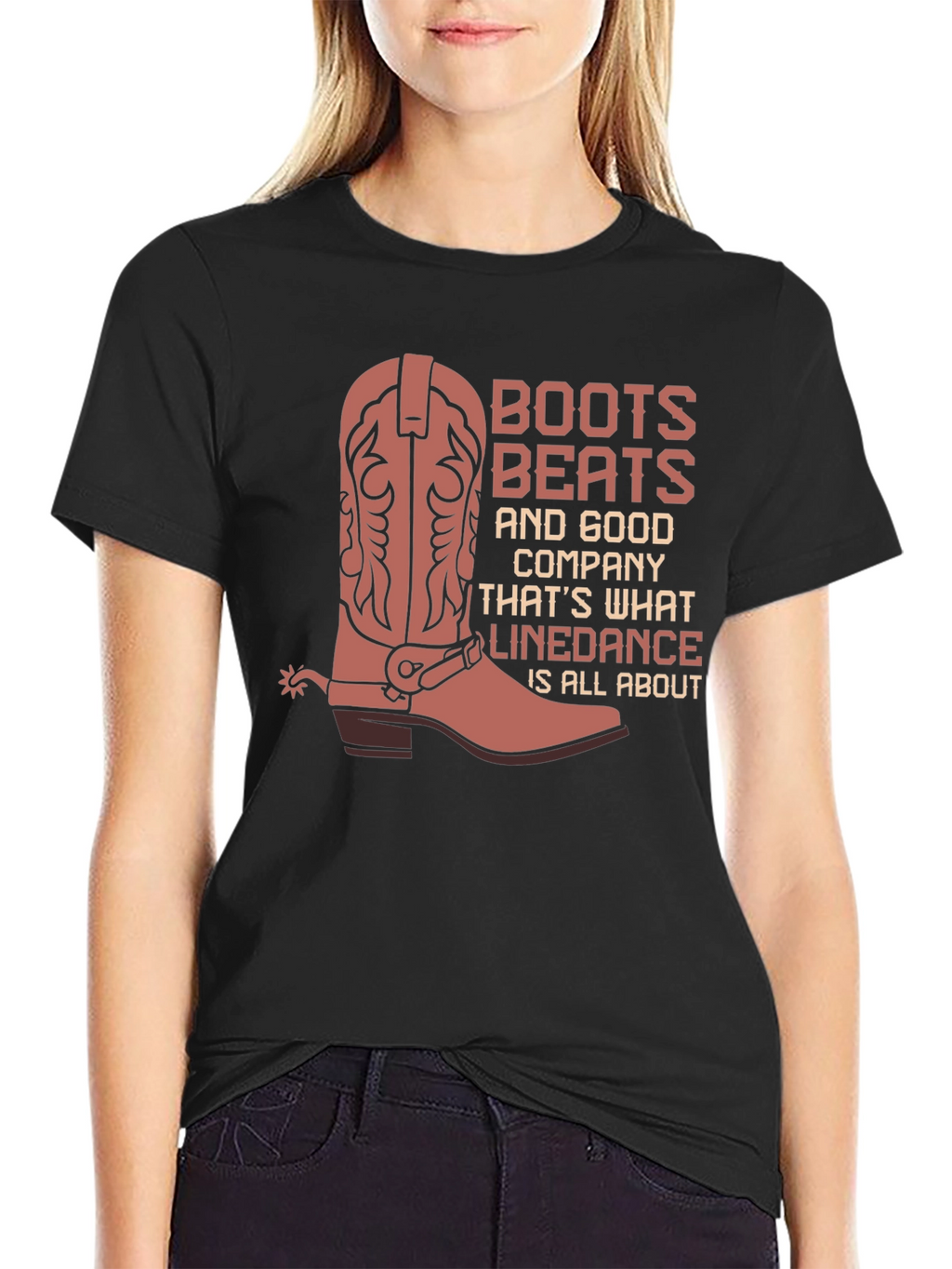 Line Dance Boots T-Shirt