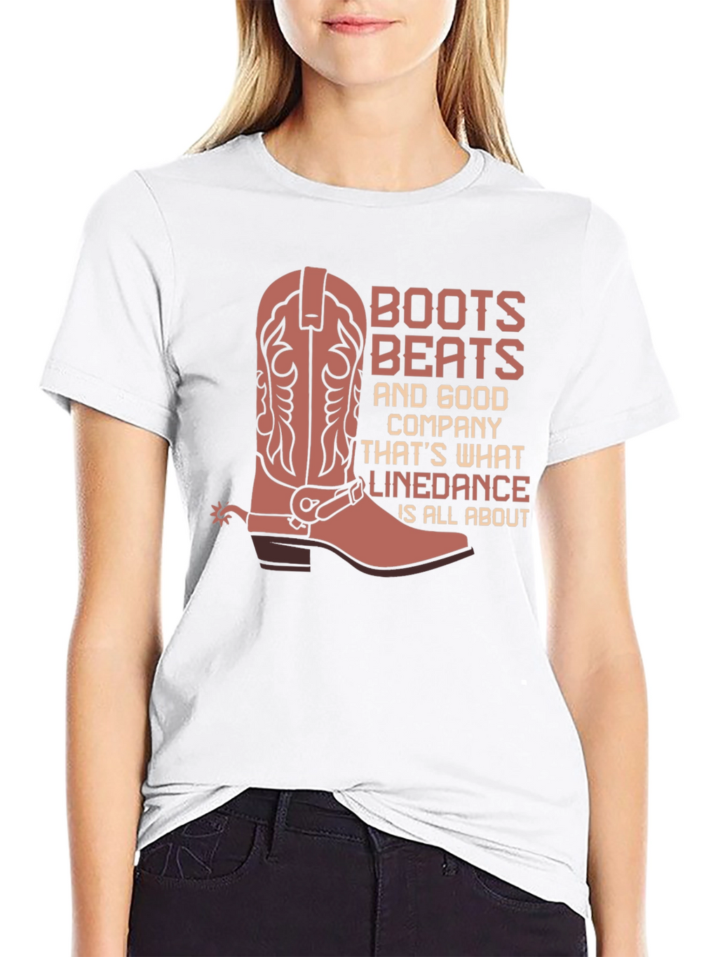 Line Dance Boots T-Shirt